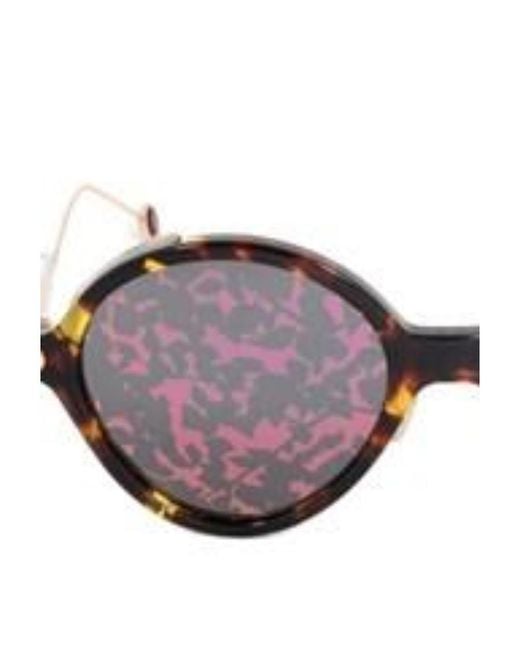 Dior Purple Logo Sunglasses