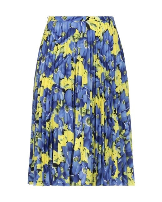 Balenciaga Blue Floralprint Dress