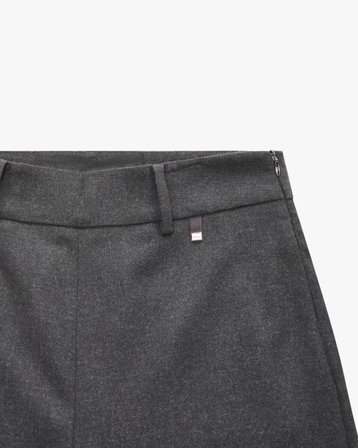 Herno Gray Belt-Loops Straight Trousers