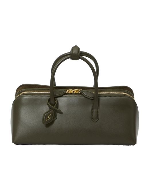 Alaïa Green Top-Handle Shoulder Bag