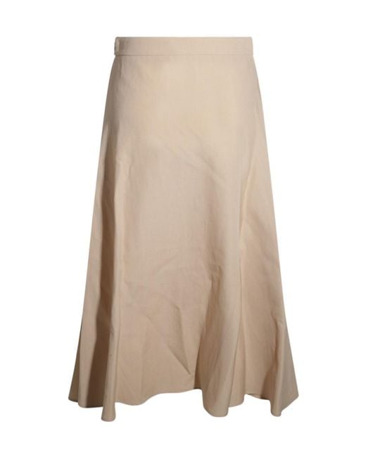Fabiana Filippi Natural A-Line Skirt