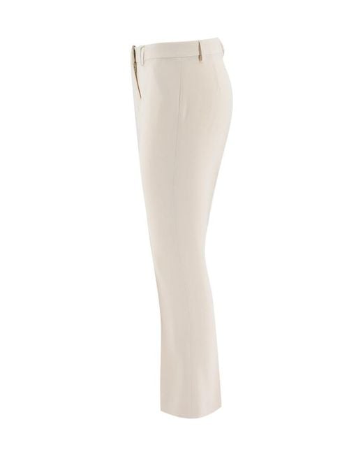 Etro Natural Cropped Trousers