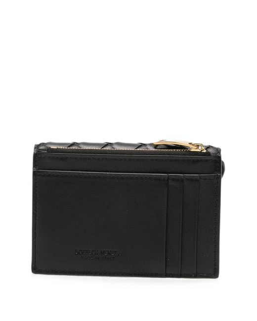 Bottega Veneta Blue Flip Wallet