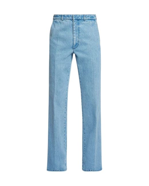 Dries Van Noten Blue Multi-Pocket Jeans for men