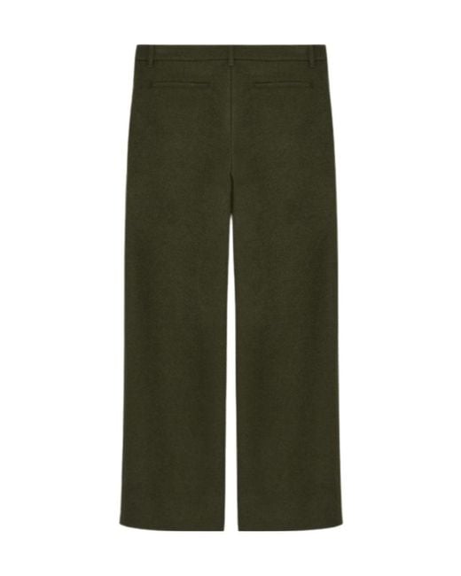 Jil Sander Green Straight-Leg Casual Pants for men