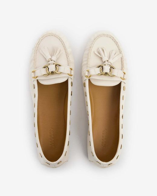 Isabel Marant Natural Faxel Loafers