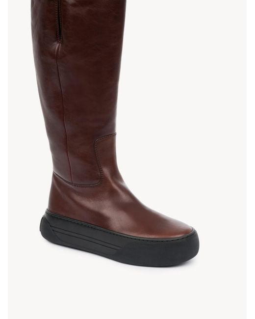 Chloé Brown Delia Boot