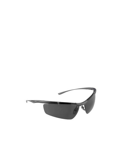 Balenciaga White Eyewear Boomerang Cat Sunglasses