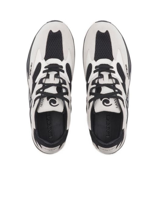 Lanvin Blue Meteor Low-Top Sneakers for men