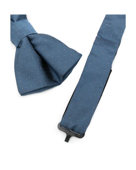 Paul Smith Blue Micro-Dot Tie for men