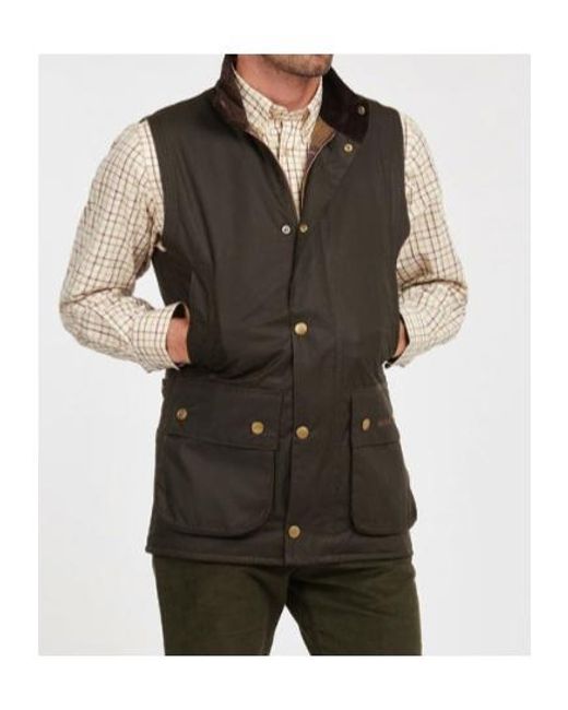 Barbour Black Waistcoat for men