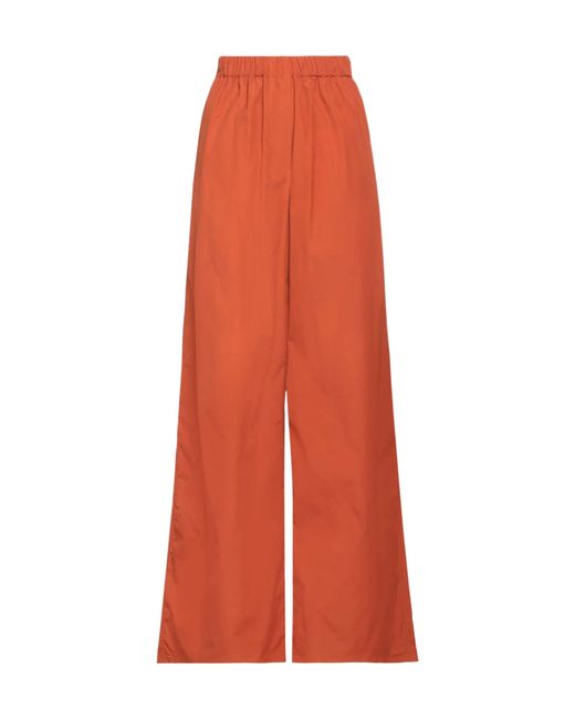 Max Mara Orange Loose Trousers