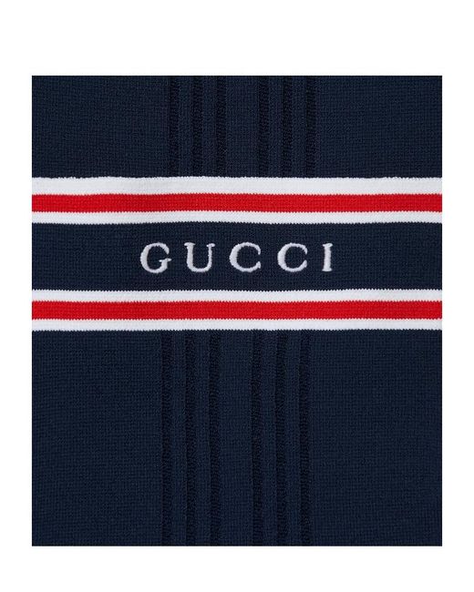 Gucci Blue Belted Button-Up Cardigan
