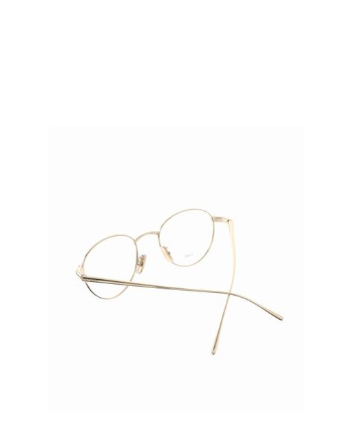 Loewe White Round Frame Glasses for men