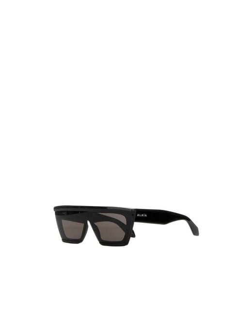 Alaïa Multicolor Shield-Style Sunglasses