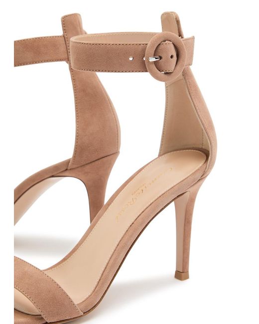 Gianvito Rossi Natural Open-Toe Sandals