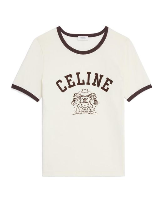 Céline White Blason 70's T-Shirt