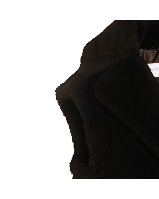 Max Mara Black Bormida Double-Breasted Gilet