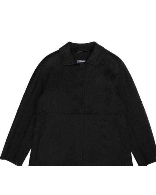 Max Mara Black Lapel Coat