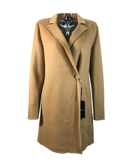 Emporio Armani Natural Lapel Coat