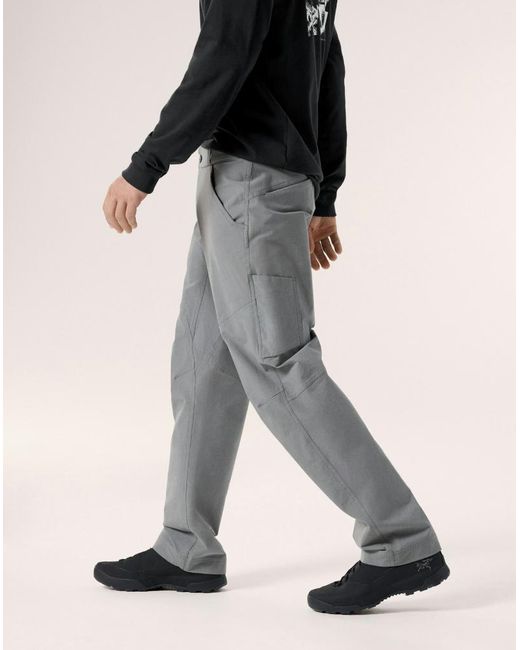 Arc'teryx Gray Cronin Cotton Pant for men