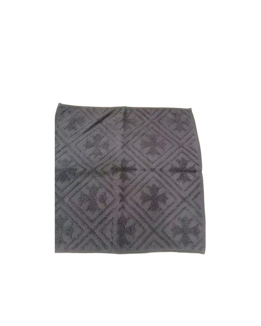 Chrome Hearts Gray Cross Square Scarf for men