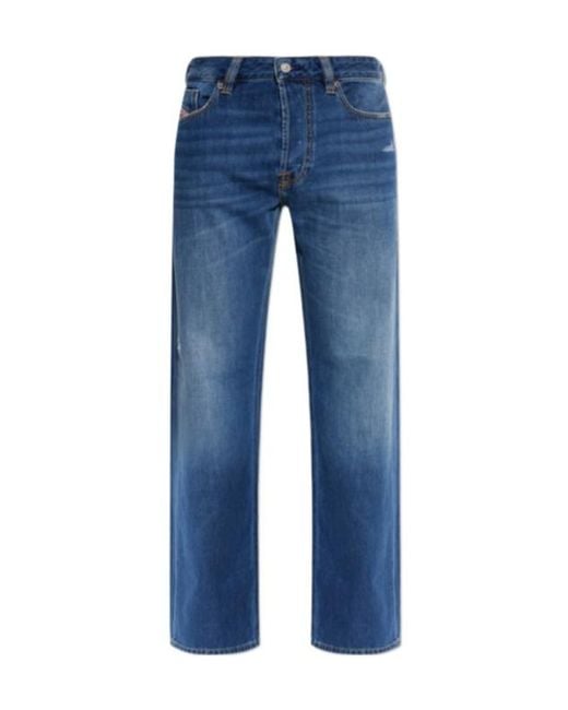 DIESEL Blue 1980 D Eeper Straight-Leg Jeans for men
