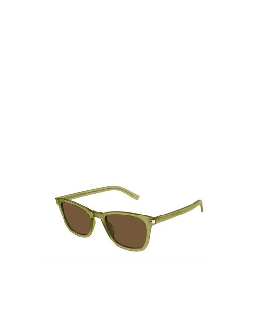 Saint Laurent Multicolor Eyewear Slim Square Frame Sunglasses