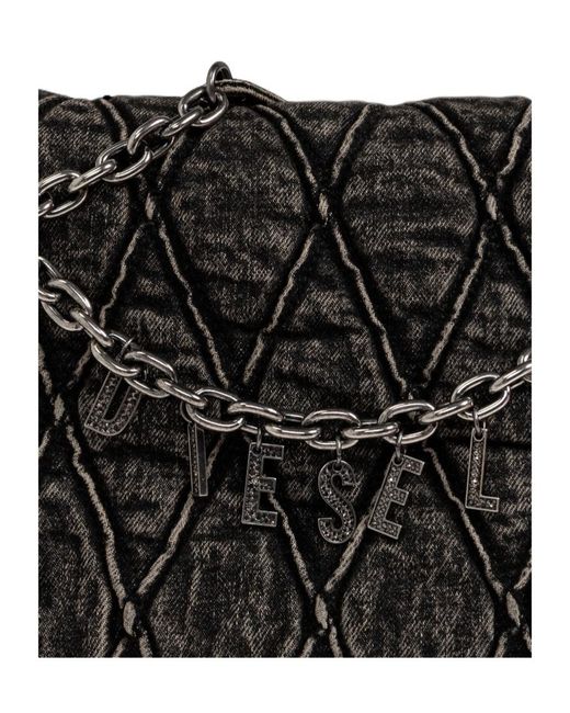 DIESEL Black Charm-D Bag