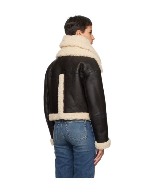 Mackage Black Laminated Design Leather Jacket