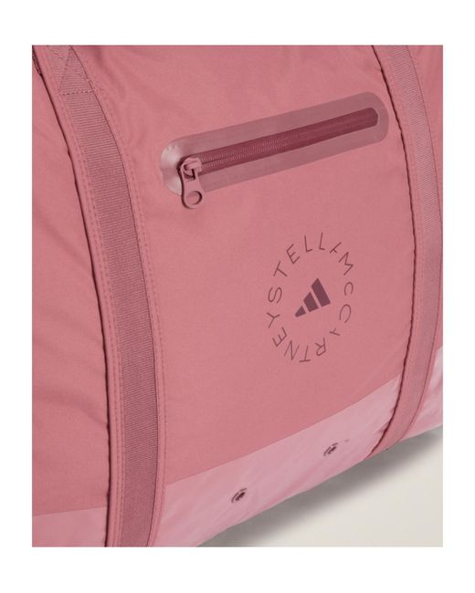 Adidas By Stella McCartney Pink Logo-Print Tote Bag