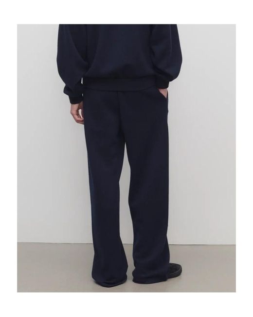 The Row Blue Zaven Elasticated Trousers for men