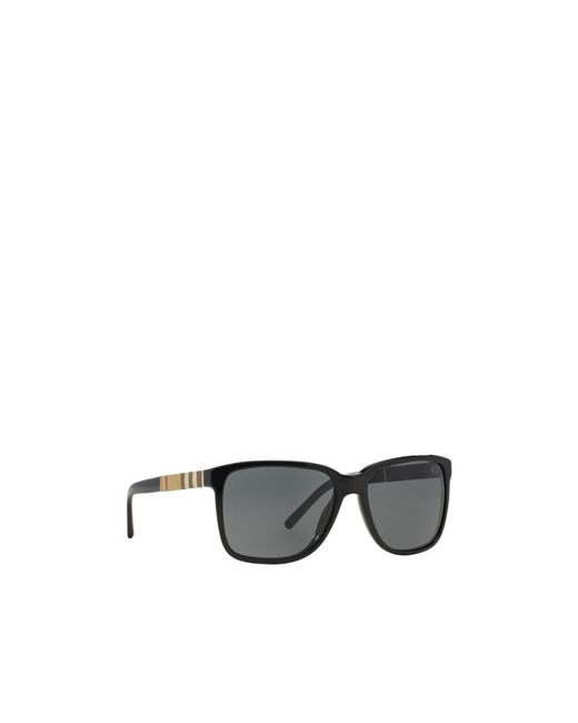 Burberry Gray Eyewear Square Frame Sunglasses for men