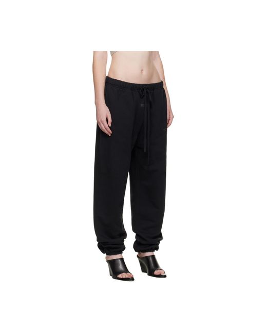 Fear Of God Black Elastic Waistband Tracksuit Pants