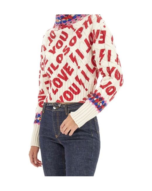 Philosophy Di Lorenzo Serafini Red I Love You Philosophy Jumper