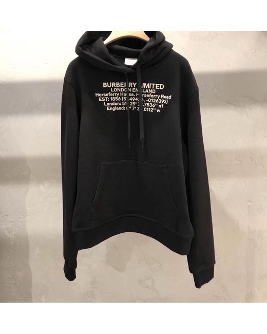Burberry Black Printed Sweater