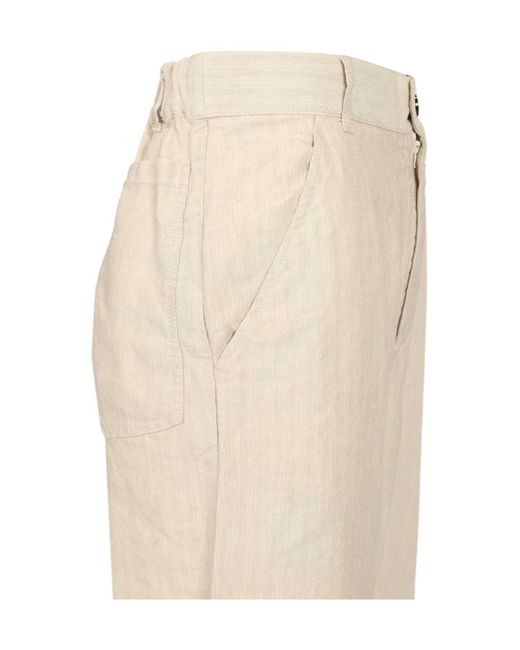 Barena Natural Straight-Leg Trousers