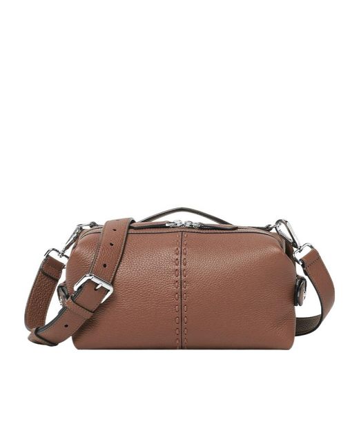 Fendi Brown Selleria Siesta Small Messenger Bag for men