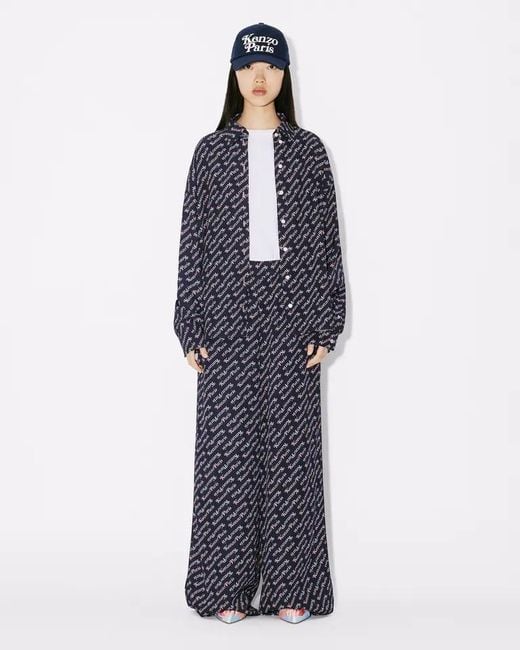 KENZO Blue Verdy Pajama Pants