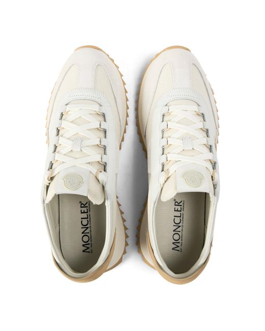 Moncler White Simple Running Shoes for men