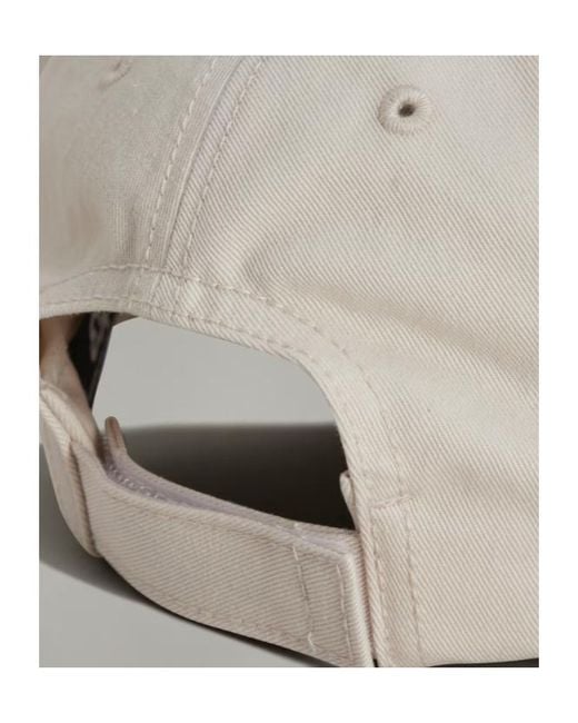 Y-3 Gray Stripes Twill Cap for men