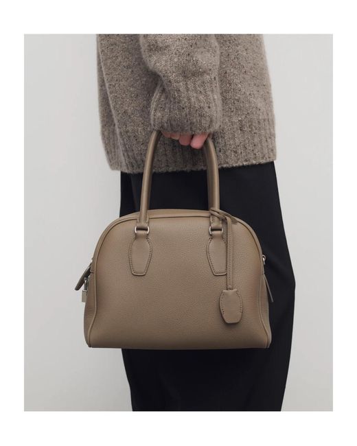 The Row Natural India 10.00 Leather Tote Bag