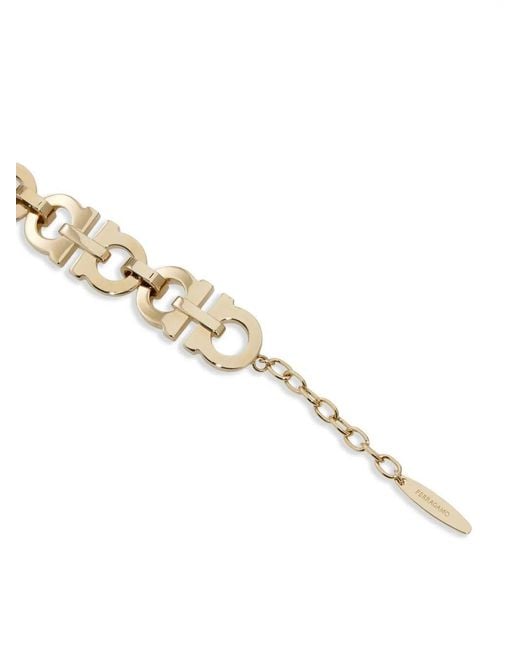 Ferragamo Metallic Embellished Bracelet