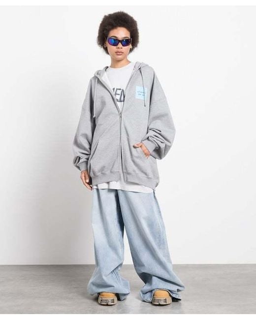 Vetements Gray Long-Sleeved Sweater