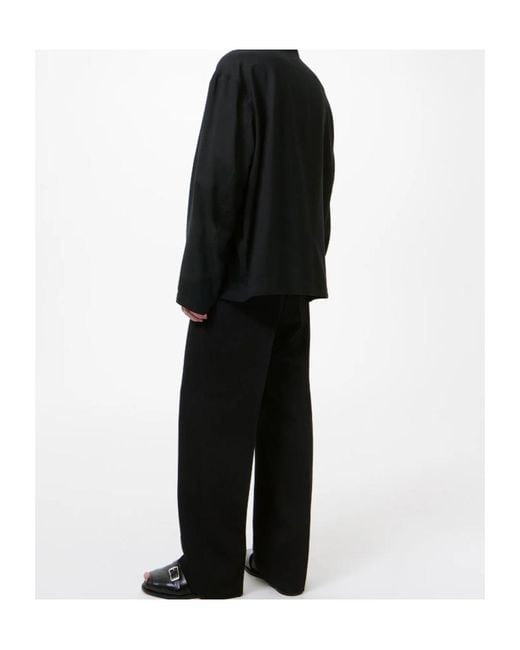 Our Legacy Black Zip-Front Knitted Jacket for men