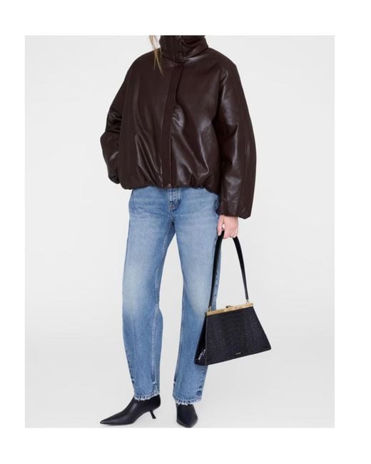 Anine Bing Black Long-Sleeved Cotton-Padded Jacket