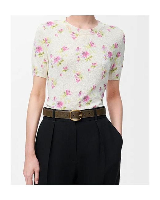 Loewe White Rounded Soft Belt