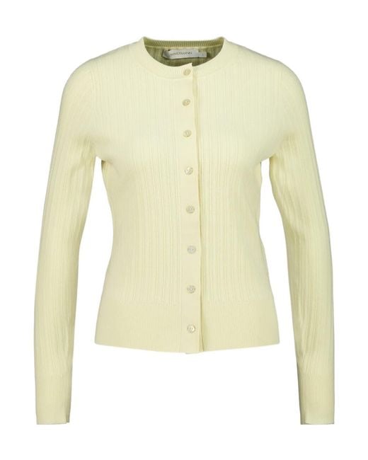 Zimmermann Yellow Wool Cardigan