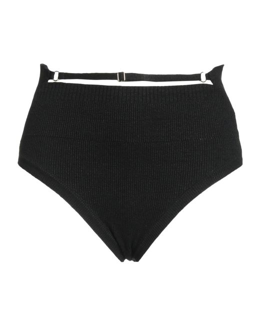 Jacquemus Black Solid Color Shorts