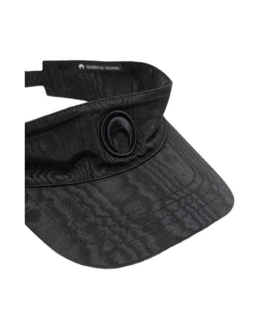 MARINE SERRE Black Moon Pattern Sun Hat